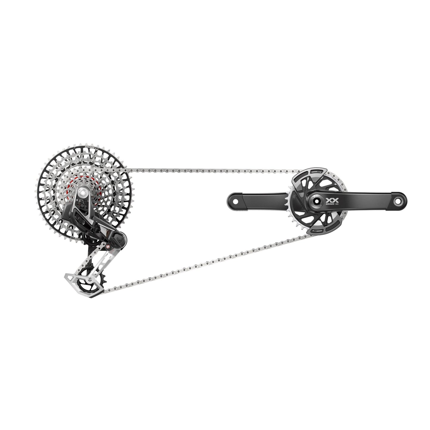 SRAM XX T-Type Eagle Transmission Powermeter AXS Groupset | Wireless MTB Groupset